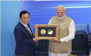 Prime Minister Narendra Modi received the FAO Agricola Medal